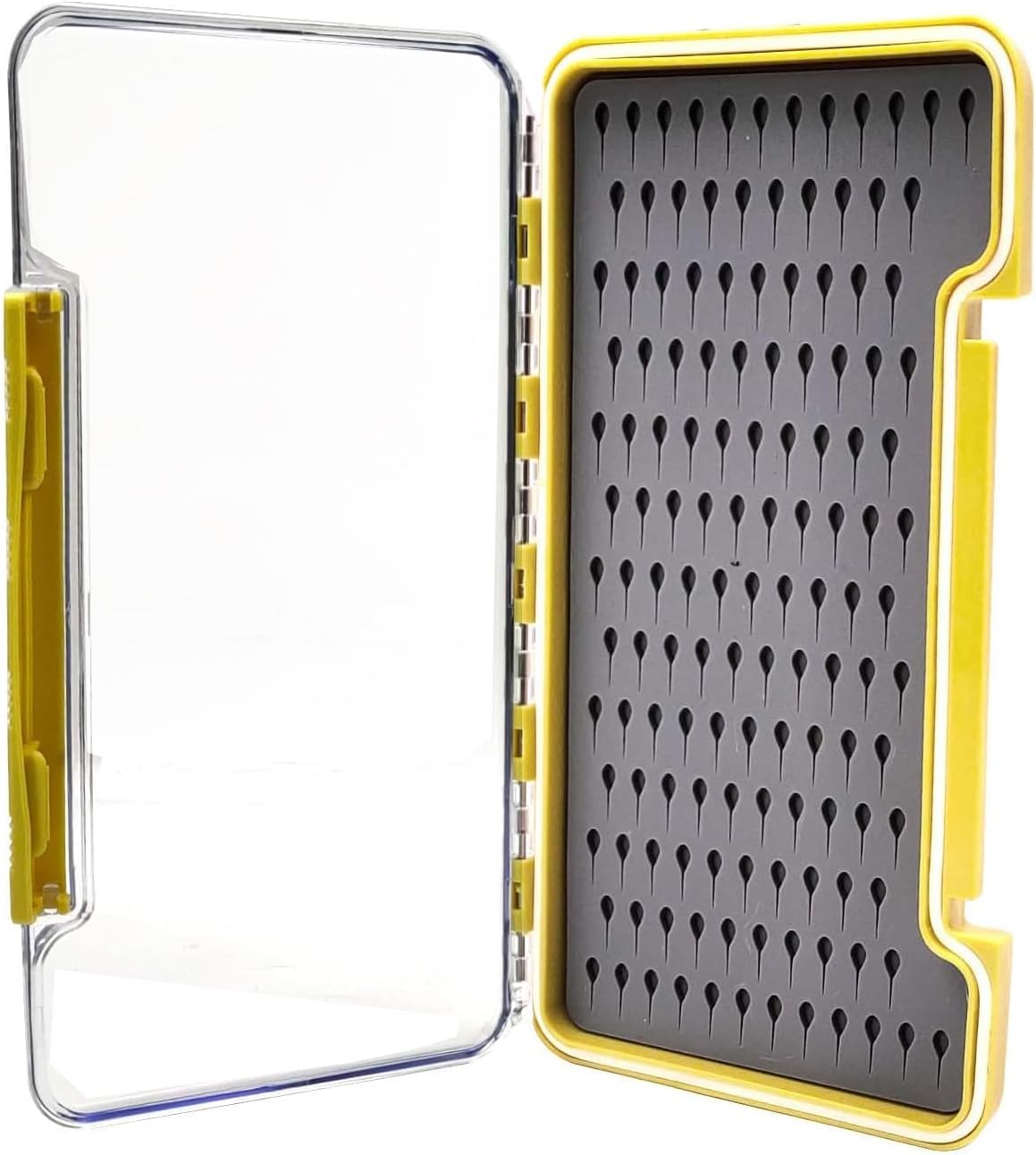 Aventik Fly Fishing Boxes Silicone Super Slim Fishing Storage Fishing Tackle Case Waterproof Best Pocket Sizes 7.36"X4.02"X0.63"/5.39"X3.74" X0.63'(2pc-g048lt) - Image 3